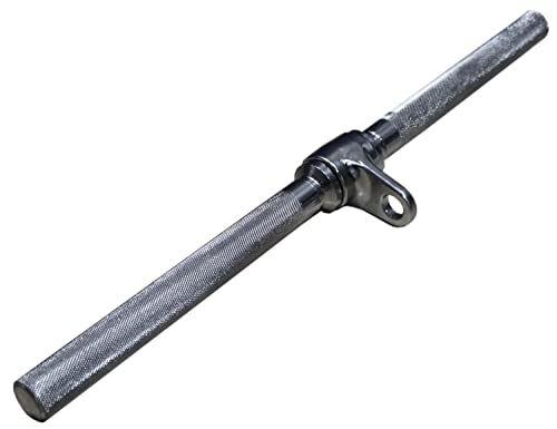 Heavy Duty Solid Steel Revolving Low Row Bar by Deltech Fitness