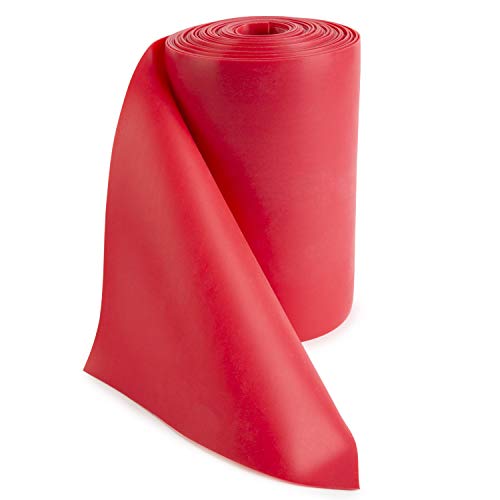 Resistance Band for Working Out | Super Exercise Bands 8,16,24 Yard Bulk Rolls |10 Strengths in Light Medium and Heavy Resistance Bands | Latex Free Workout Bands Including App and e-Book - size: 8 Yards, style: XXX Heavy