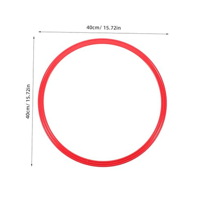 GALPADA 4pcs Soccer Agility Training Hoops Speed Agility Training Rings for Football Players Drills Coordination