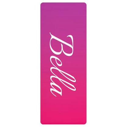 Custom Name Yoga Mat,Personalized Travel Yoga Exercise Mat,Non Slip,Perfect for Kids & Adults,Gradient Color D Series