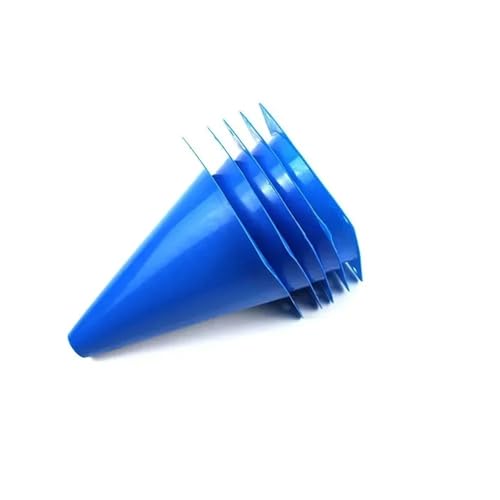 Soccer Cones for Training 10Pcs Plastic Soccer Cones Football Training Equipment 18cm Marking Cones Children Traffic Cone Agility Discs Obstacle Course Sports - color: Blu