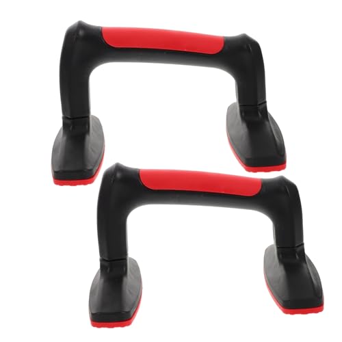 UPKOCH 2pcs Non- Parallettes Bars for Push-ups Shaped Design for Home Gym and Fitness Training Lightweight Plastic Handles for Men and Women Versatile Exercise Equipment