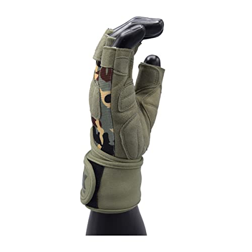 MRX Weightlifting Gloves for Men Workout Gloves Mens Wrist Support Lifting Gloves Male Gym Gloves | Workout Gym Accessories for Men Weight Lifting Fingerless Gym Exercise for Powerlifting