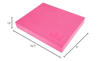 Balance Pad, Non-Slip Foam Mat & Ankles Knee Pad Cushion for Physical Therapy, Rehabilitation, Core Balance and Strength Stability Training, Yoga & Fitness, 15.7 x 13 x 2 Inch