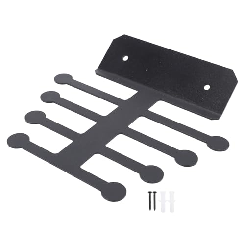 Rengue Fitness Band Rack Wall Mount Exercise Band Holder Wall Mounted Gym Storage with Iron Design for Resistance Bands Jump Ropes Ankle Straps Accessories Home Commercial Garage Gym