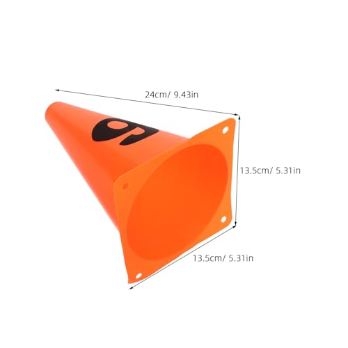 VICASKY 10pcs Soccer Mini Cones Numbered Agility Training Markers, 23cm Plastic Sports Spot Markers for Football and Basketball Practice, Field Drills Equipment for Youth and Adult