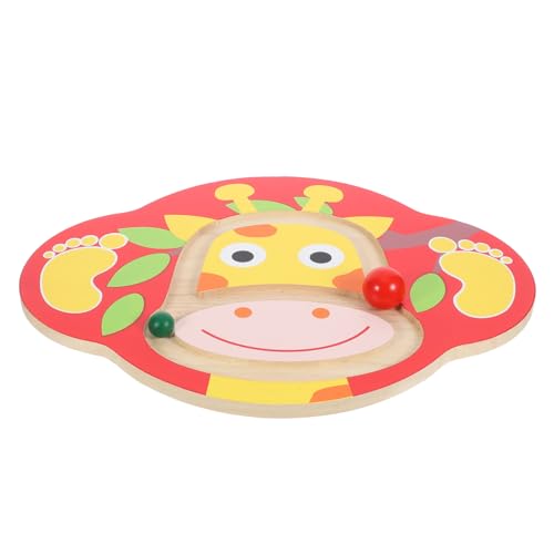 BESPORTBLE Giraffe Balance Board for Wobble Plate Sensory for Promotes Coordination Strength and Balance Development Engaging Bright Color Design
