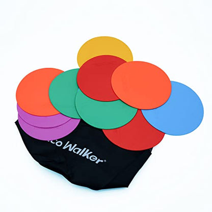 Flat Cones Spot Markers Soccer Basketball Sports Speed Agility Training - color: Without Hole