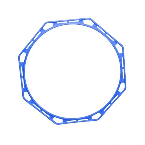 5 Pieces Agility Training Rings Portable Multifunction Exercise Rings Footwork Workout Basketball Football Engineering PP Material Suitable for