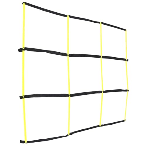 Multifunctional Agility Ladder Football Training Equipment Yellow Foldable Soccer Speed Ladder for Footwork Drills and Sports Agility Training