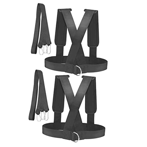 Weight-bearing Shoulder Straps Sled Harness Resistance Belt Training Belt for Strength Training