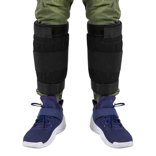 Adjustable Weighted Leg Weights, 1 Pair Weight Leg Bands Weighted Ankle Leg Bands Loading Weighted Leg Strap for Fitness, Walking, Jogging, Exercise, Gym (Only Leg Bands)
