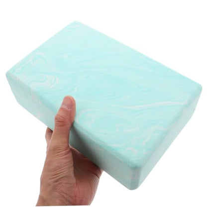 Happyyami Non-slip EVA Foam Yoga Brick for Stability and Support High Density Yoga Balance Block for Flexibility Dance and Exercise Training Camouflage Green