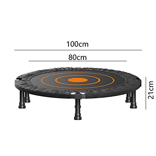 Replacement Trampoline Pad Outdoor Trampoline 40",Fitness Mute Foldable Trampoline Mini Exercise Rebounder for Adults Indoor/Garden Workout Equipment,Maximum Load 150Kg