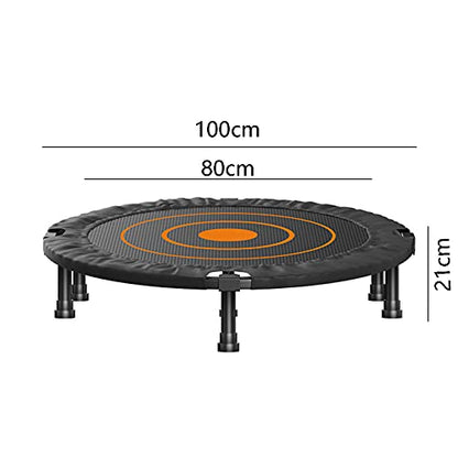 Replacement Trampoline Pad Outdoor Trampoline 40",Fitness Mute Foldable Trampoline Mini Exercise Rebounder for Adults Indoor/Garden Workout Equipment,Maximum Load 150Kg