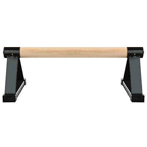 Push Up Bar, 1 Pair Wooden Push-Ups Bars Press-Up Support Stand Gym Exercise Equipment with Non-Slip Sturdy Structure Pushup Double Rod for Calisthenics, Fitness and Handstand for Women Men