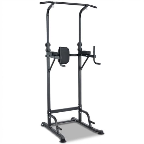 Adjustable Power Tower Pull Up Dip Station Multifunction Strength Training