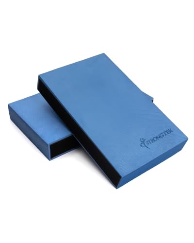 StrongTek 2-in-1 Foam Balance Pad and Kneeling Pad, 15.8 or 19 in Sizes - color: XL-BLUE