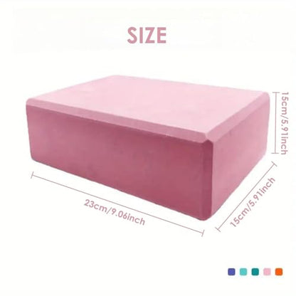 Non-Slip High Density Yoga Foam Blocks for Balance and Support During Yoga Pilates and Meditation PURPLE