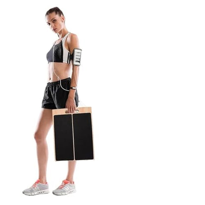 Foldable Wooden Incline Board – Adjustable Calf & Ankle Stretcher for Plyometric Home Stretching, Balance Training, and Fitness Equipment