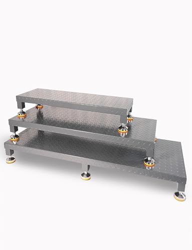 Industrial 15cm Step Platform - Slip-Resistant Grey Work Pedestal for CNC Machines & Outdoor Use on Deck/Shed/Patio(125x60x15cm) - size: 49.2" x 23.6" x 5.9"