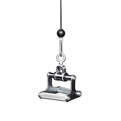 REP Fitness LAT Pulldown and Low Row Cable Machine Attachments and Functional Trainer Attachments – Curl Bar, D-Handle, Ankle Cuff, Tricep Rope, Sports Handle, Straight Bar, Row, Chinning Triangle - style: Chinning Triangle Rowing Attachment Pro Style