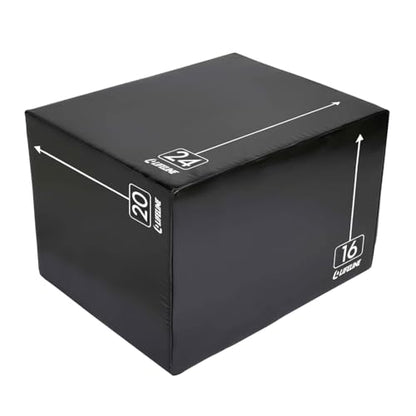 Lifeline Fitness 3-in-1 Foam Plyo Box - Exercise Equipment for Home Gym - Plyometric Jump Box Set for Crossfit, HIIT, Jump Training, Jump Trainer - style: Small