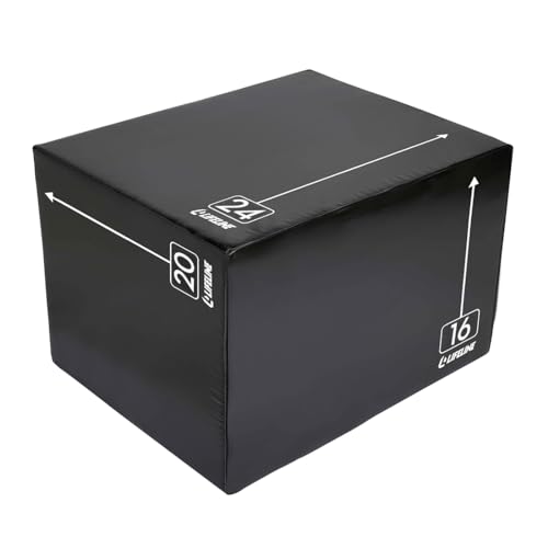 Lifeline Fitness 3-in-1 Foam Plyo Box - Exercise Equipment for Home Gym - Plyometric Jump Box Set for Crossfit, HIIT, Jump Training, Jump Trainer - style: Small