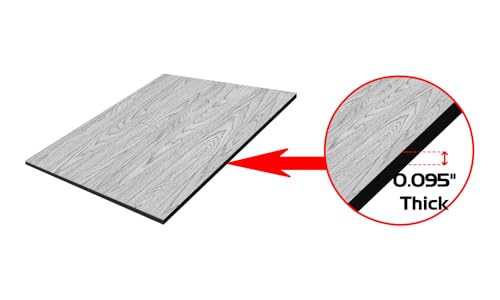 Rhino Mat Wood Grain Fitness Equipment Mat Made in USA - color: Walnut, size: 36"x68"