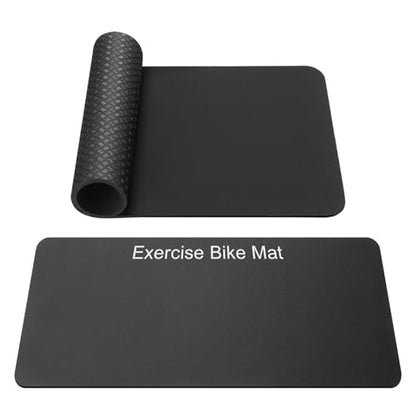 TOBWOLF Non-Slip Mat Compatible with Peloton Bike, Concept 2 Rowing Machine - color: 3MM Bike Mat