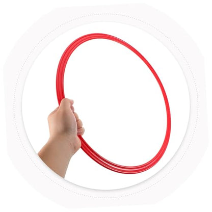 Totority 4pcs Agility Training Rings Soccer Training Hoops Speed Agility for Football Basketball Volleyball