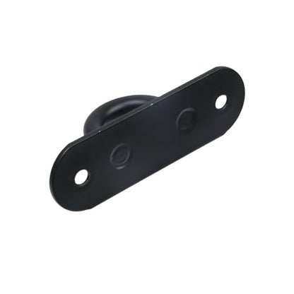 6PCS Black Stainless Steel Ring Rope Bracket Battle Rope Anchor Support Holder for Suspension Strap with Screws