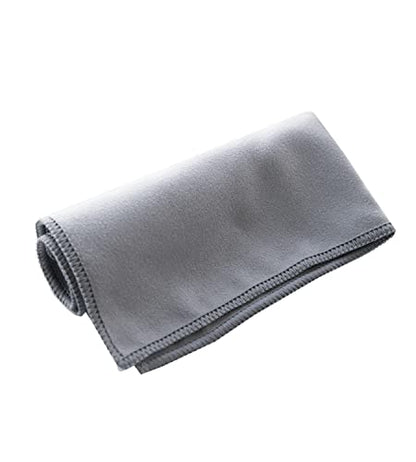 Unisex Sweat Absorbing Microfiber Handkerchiefs Quick Dry Sport Gym Towels 5 Pack - color: Lightggrey
