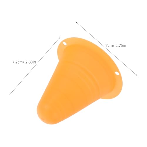 24pcs Football Drill Cones: Kids Soccer Agility Training Cones for Sports Practice Inline Roller Skating, Small Plastic Markers for Outdoor