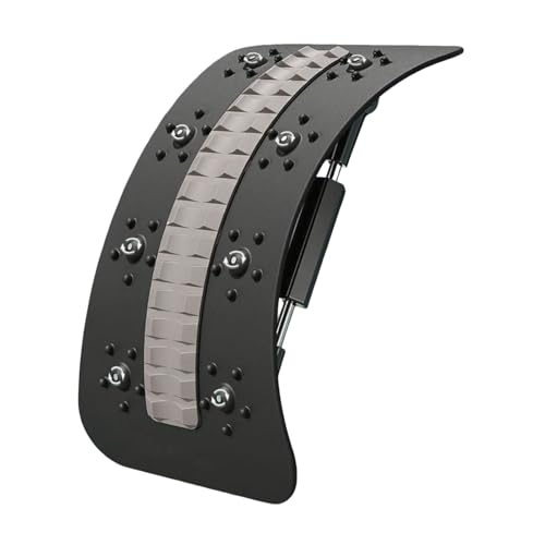Back Stretcher, with AcupressurePoints, 38.5x21.5x6cm, Level Spinal Support Board, Spine Deck Massager Stretching Device, Versatile Back Support, for s Offices Home Gym Travel
