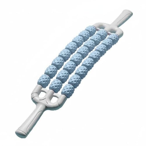 Generic Bendable Comfortable Grip Flexible Massage 3D Protruding Points Handheld Back for Athletes, Blue - color: Blue