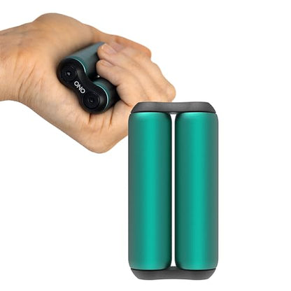 ONO Roller - Handheld Fidget Toy for Adults | Help Relieve Stress, Anxiety, Tension | Promotes Focus, Clarity | Compact, Portable Design (Teal, Junior Size - Aluminum) - size: Junior Size, style: Aluminum - Teal