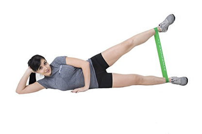 Synergee Mini Loop Bands – Resistance Bands for Home or Gym - color: b) Yellow 10 Pack