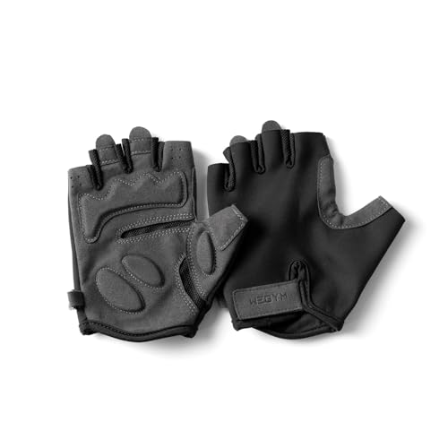 WeGym Breathable Workout Gloves for Men and Women, Exercise Gloves with Cushion Pads and Full Palm Protection, Weight Lifting Gloves for Gym, Fitness and Training - size: Large