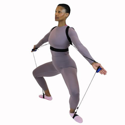 TYE4X™, Pilates Wearable Resistance_Assistance Total Body Exercise, Core Strengthening, Portable Home Gym, Pilates, Yoga, Barre, Posture, Stretching