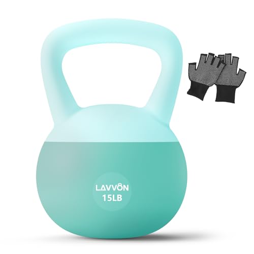 Soft Kettlebell - Cushioned Impact-Resistant Base and Anti-Slip - color: Green