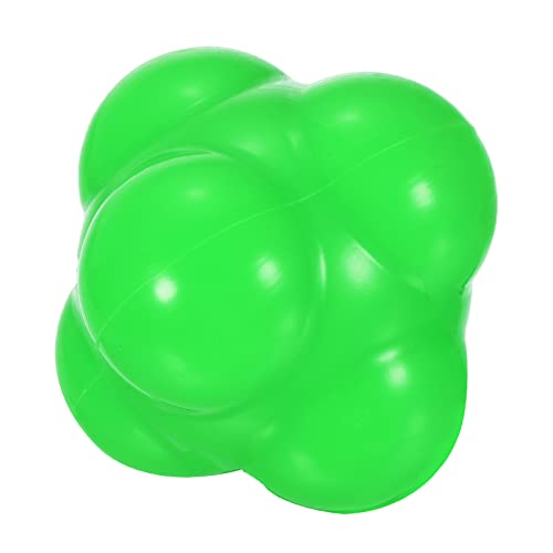 PATIKIL Reaction Balls Agility Trainer, Silicone Bounce Balls for Baseball Hand-Eye Coordination Reaction Training, Speed Reflex - color: Green