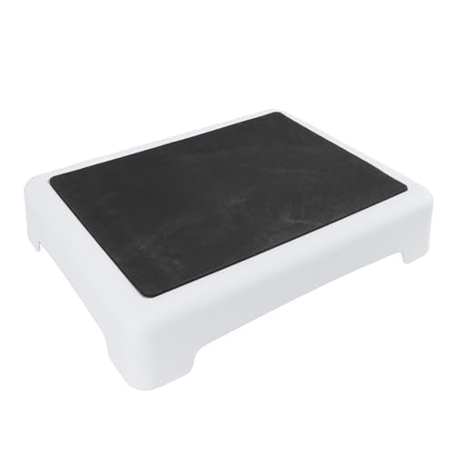 Bath Shower Step Stool, Non Slip Step Platform, Portable Step Riser with Anti Slip Mat for Bathroom Bathtub and Car Use, Sturdy Plastic Mobility Step Stool