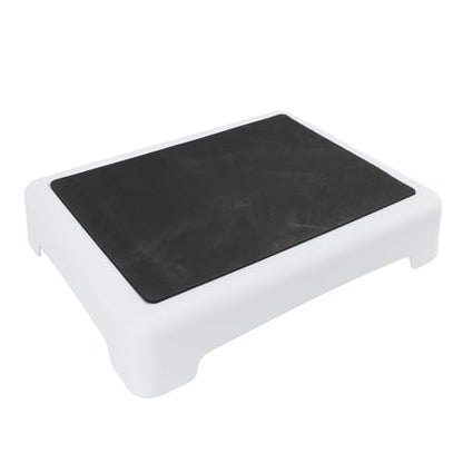 Bath Shower Step Stool, Non Slip Step Platform, Portable Step Riser with Anti Slip Mat for Bathroom Bathtub and Car Use, Sturdy Plastic Mobility Step Stool