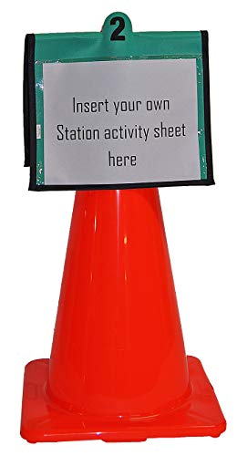 Cone Folders (Double Sided Pockets That fit Over Your Cones), Sold as a Set of 6