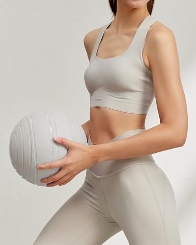 YOTTOY Medicine Ball for Exercise-slam Ball for 6&10&15 lb,Non Slip Grip,Durable Construction,Sand Filling Training,Workout,Gym for Man&Woman