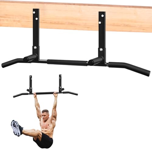 ATENTO Pull Up Bar, Chin Up Bars Ceiling Mount, Workout for Home Gym, Beam, Crossfit - Heavy-Duty, Foam Grip, Easy installation