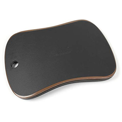 Seville Classics airLIFT Premium Anti Fatigue Wooden Balance Wobble Board Mat w/Massage Points, for Office Standing Desk, Home, Exercise, Therapy, Sports Training, Black, 20"W x 14"D - size: 20"