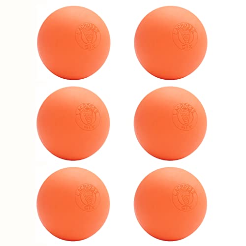 STX Official Lacrosse Balls - color: Orange, size: 6 Balls