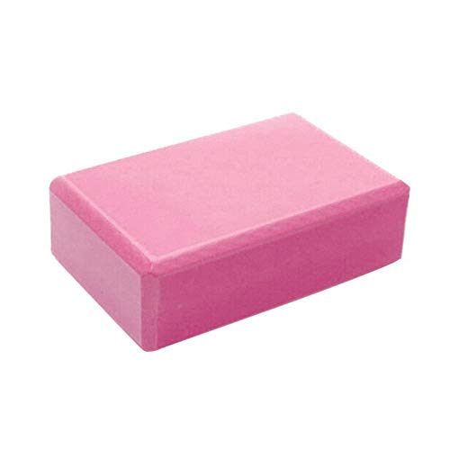 Yoga Blocks Black 2 Pack Supportive Latex-Free EVA Foam Yoga Blocks Set,9×6×3 Inches Non-Slip Surface Lightweight High Density Yoga Block for Exercise Meditation Pilates Stretching - color: Pink
